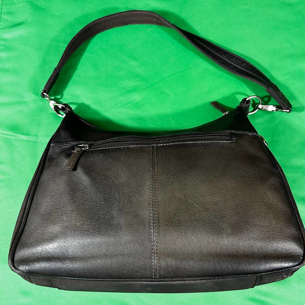 Gun Tote'n Mamas Brown Leather & Ballistic Nylon Concealed Carry Handbag CCW